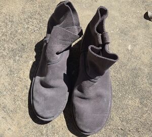 UGG Charcoal Suede Ankle Booties